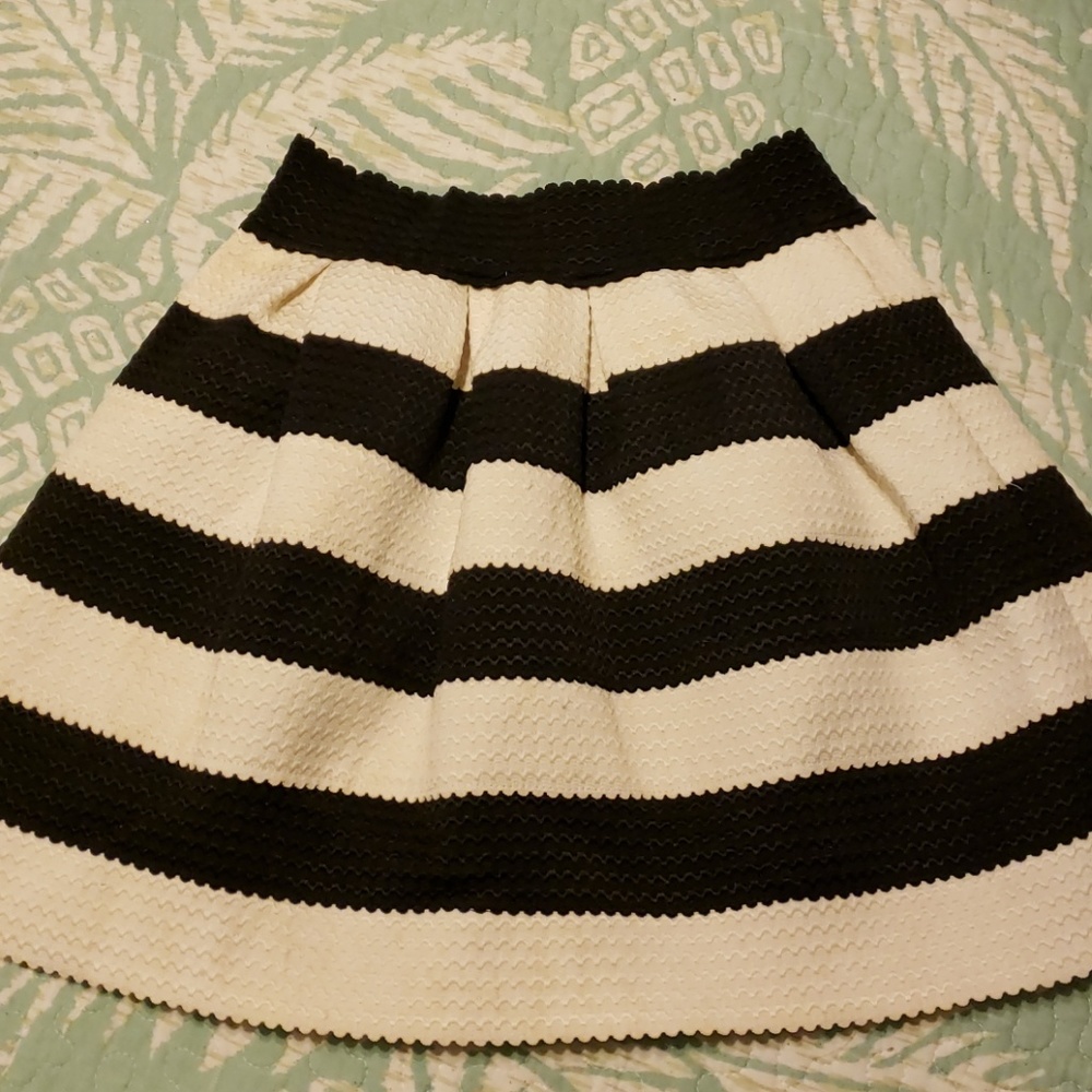 Striped Balloon Skirt